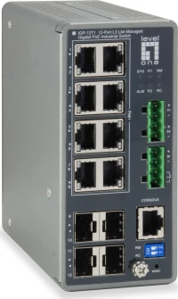 Network Switch Levelone 8X Ge Igp-1271 4Xgsfp 240W 8Xpoe