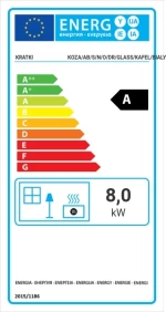 Kratki Koza/AB/S/N/O/DR/Glass/Kafel 8kW Λευκή