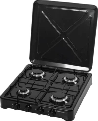 Ravanson K-04TB hob Black Countertop Gas 4 zone(s)