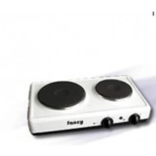 Επιτραπέζια ηλεκτρική εστία 2 ζωνών (1500w/1000w) Fancy 0012 λευκή
