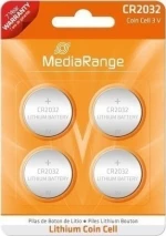 MediaRange Lithium Coin Cell CR2032 (4τμχ)
