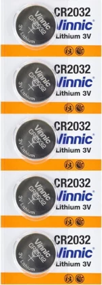 Buttoncell Vinnic Cr2032 3V Τεμ. 5 Με Διάτρητη Συσκευασία