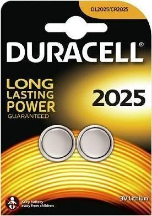 Duracell Long Lasting Power CR2025 (2τμχ)