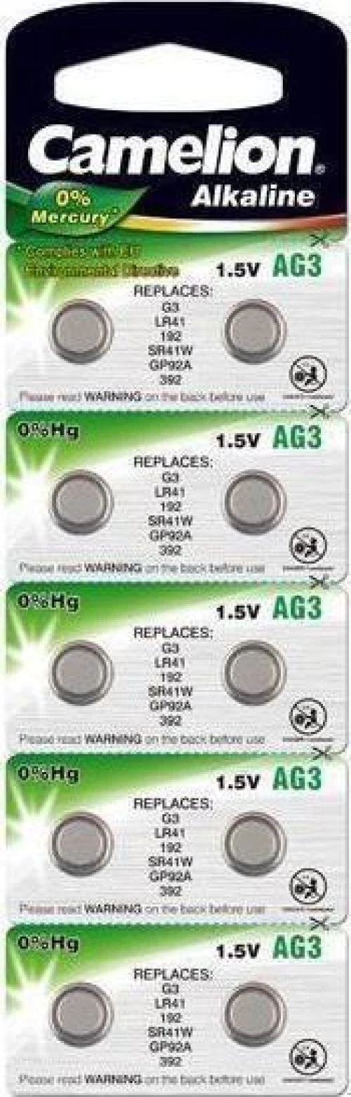 Camelion Alkaline AG3 LR41 (10τμχ)