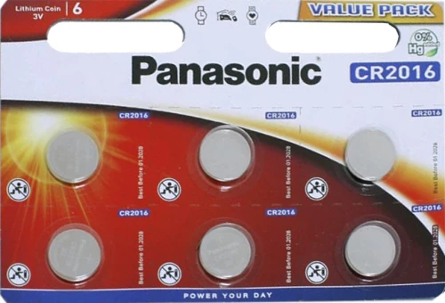 Panasonic Lithium Power CR2016 (6τμχ)
