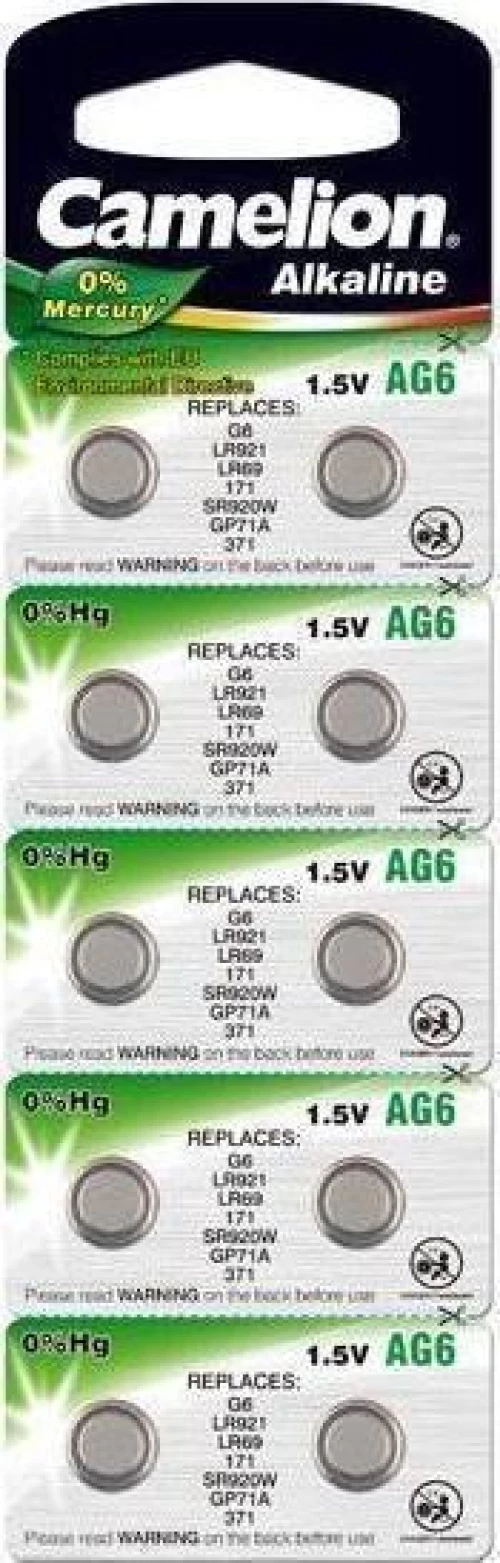 Camelion Alkaline AG6 LR69 (10τμχ)
