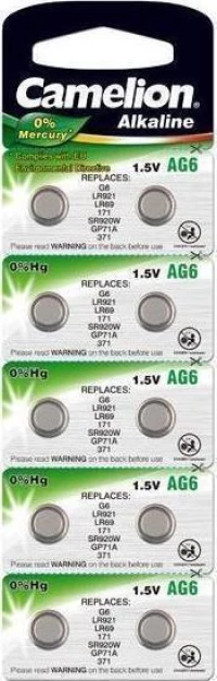 Camelion Alkaline AG6 LR69 (10τμχ)