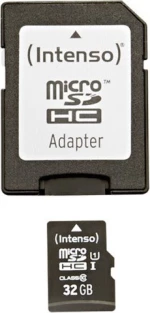 Intenso microSDHC 32GB U1 with Adapter