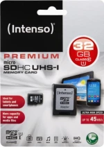 Intenso microSDHC 32GB U1 with Adapter