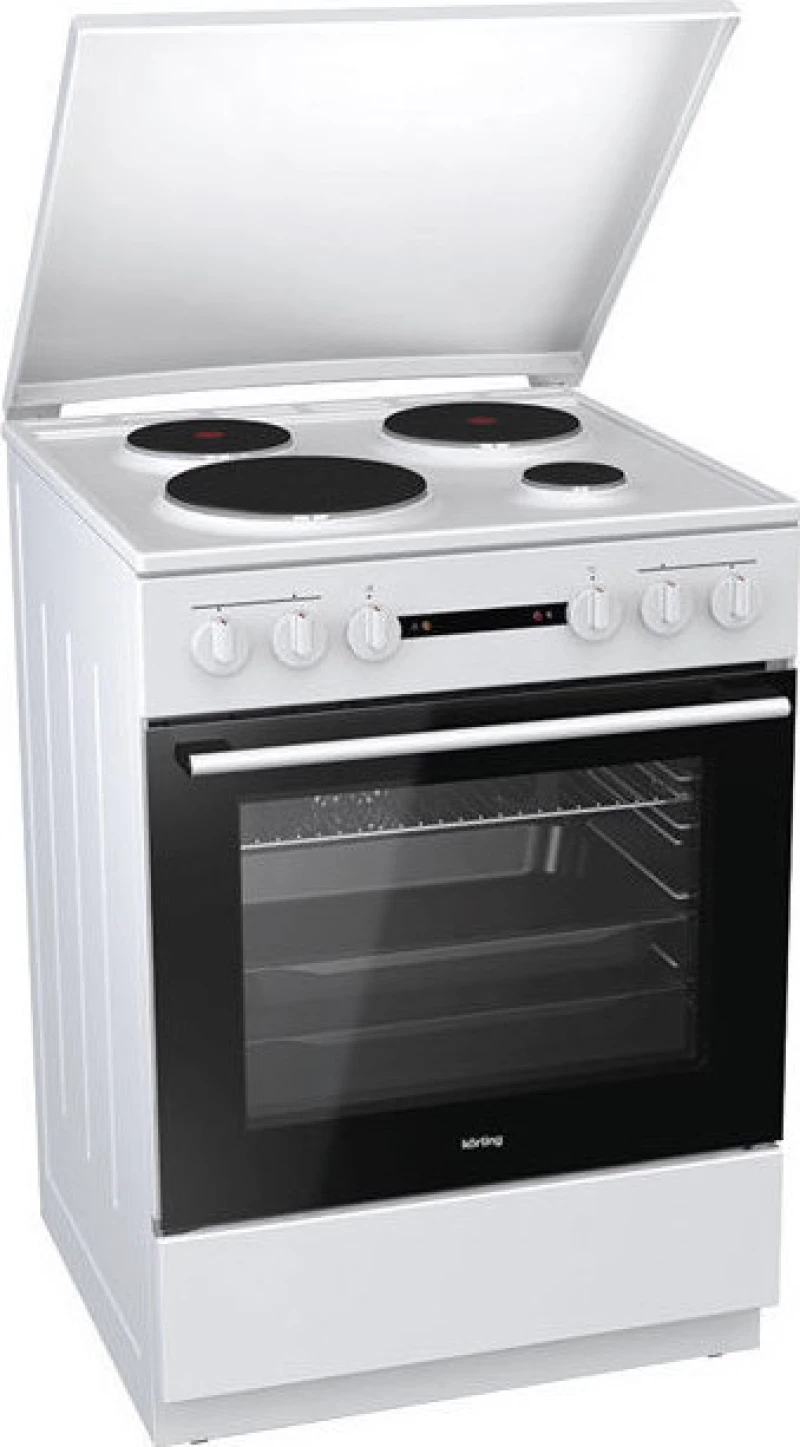 Korting Κουζίνα 71lt με Εστίες Εμαγιέ KE 6151 WPM 71lt