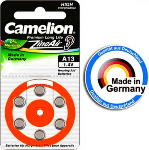 Camelion Zinc Air 13 6τμχ