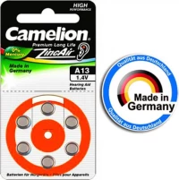 Camelion Zinc Air 13 6τμχ