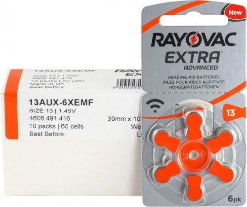Rayovac Extra Advanced 13 60τμχ