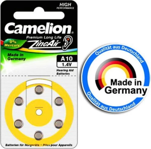 Camelion ZInc Air 10 6τμχ