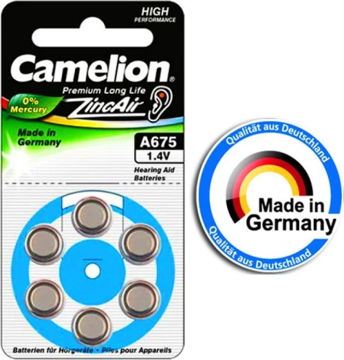 Camelion Zinc Air 675 6τμχ