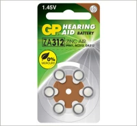 GP Batteries Zinc Air 312 6τμχ