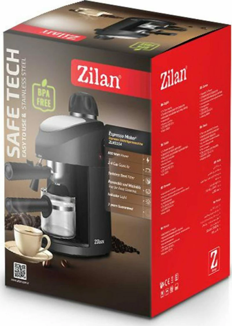 Zilan Μηχανή Espresso με ακροφύσιο ZLN3154
