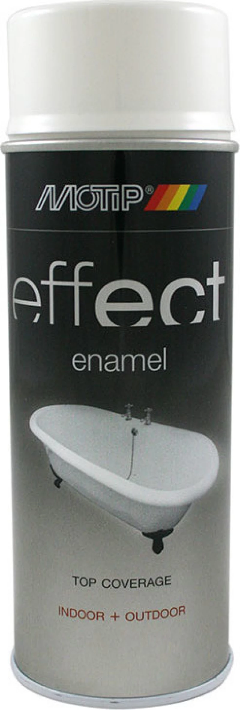 Motip Dupli Deco Effect Enamel Lacquer Σπρέι Βαφής Λευκό με Γυαλιστερό Εφέ 400ml