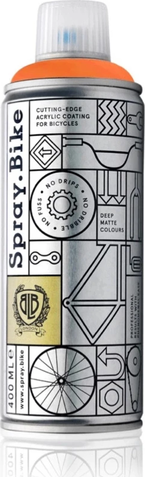 Spray.Bike Fluorescent Collection Σπρέι Βαφής Πορτοκαλί 400ml