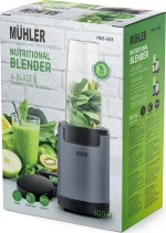 Μπλέντερ Smoothie MUHLER MNB-688-Ash grey