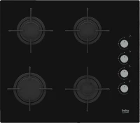 Beko HILG64120S hob Black Built-in 60 cm Gas 4 zone(s)