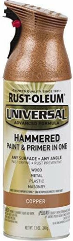 Rust-Oleum Ηammered Σπρέι Βαφής Χάλκινο με Σφυρήλατο Εφέ 400ml