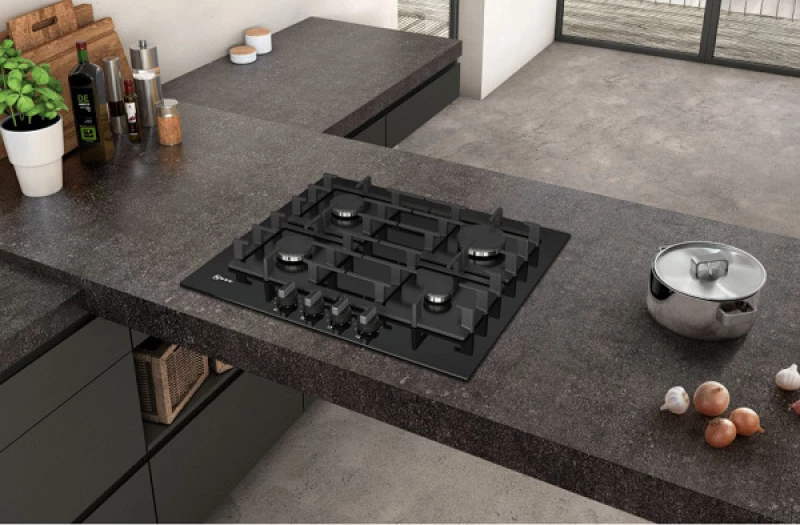 Neff T26CS49S0 Εστία Αερίου Flame Select Κρυστάλλινη Επιφάνεια