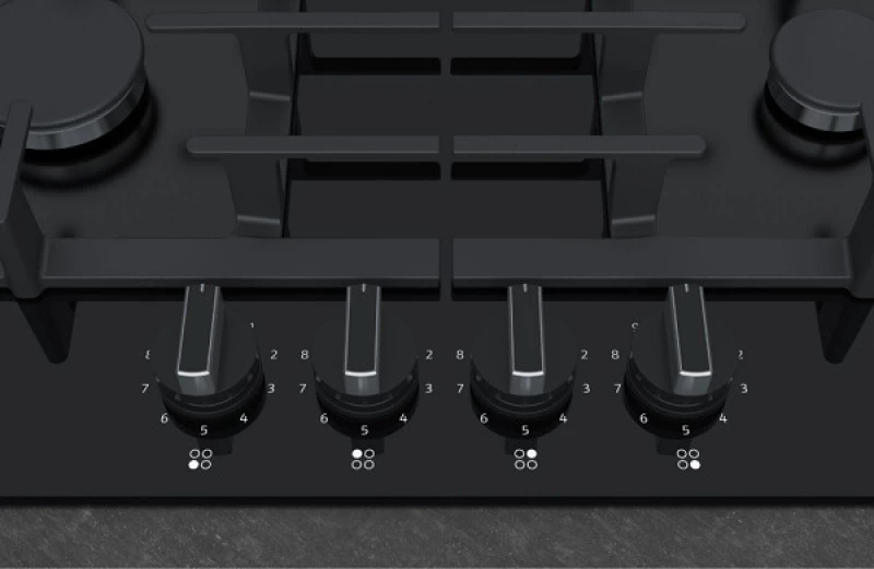 Neff T26CS49S0 Εστία Αερίου Flame Select Κρυστάλλινη Επιφάνεια