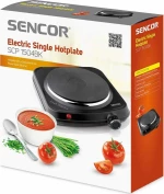 Sencor Ηλεκτρική Εστία 1500W - Μαύρο (Scp 1504Bk-Eue3)