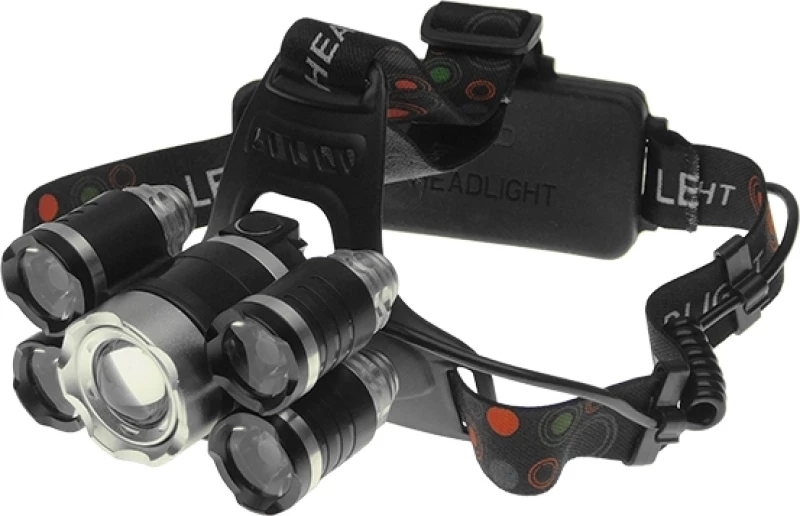 GloboStar Φακός Κεφαλής Επαναφορτιζόμενος Led 5000lm XML2-T6 Chip 50Watt 79059