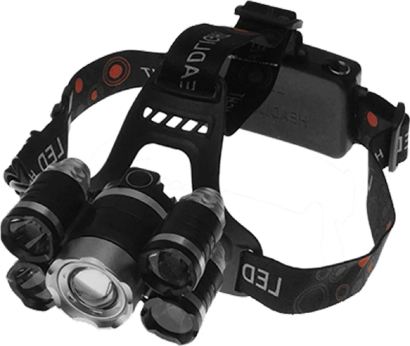 GloboStar Φακός Κεφαλής Επαναφορτιζόμενος Led 5000lm XML2-T6 Chip 50Watt 79059