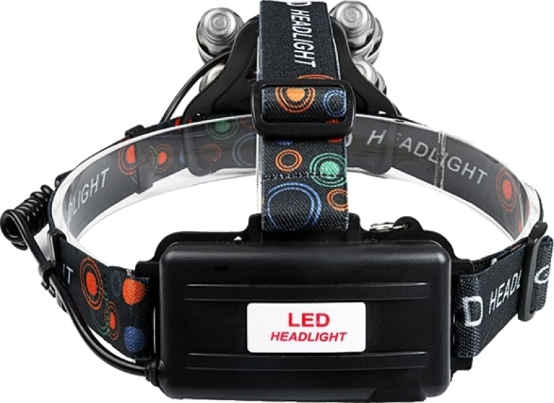 GloboStar Φακός Κεφαλής Επαναφορτιζόμενος Led 5000lm XML2-T6 Chip 50Watt 79059