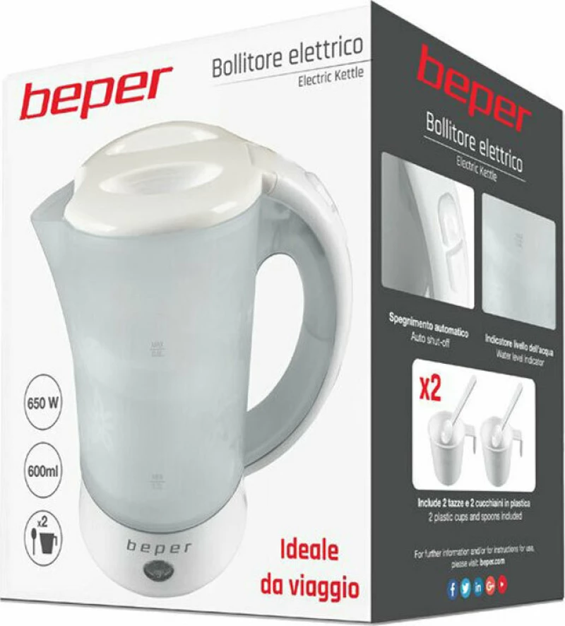 Beper BB.001 Βραστήρας 0.5lt 650W