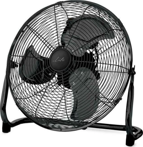 Life Meltemi Mystery Ανεμιστήρας Δαπέδου 100W με Διάμετρο 40cm Black