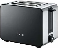 Bosch Tat7203 Toaster 2 Slice(S) Black,Stainless Steel 1050 W
