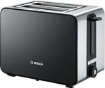 Bosch Tat7203 Toaster 2 Slice(S) Black,Stainless Steel 1050 W