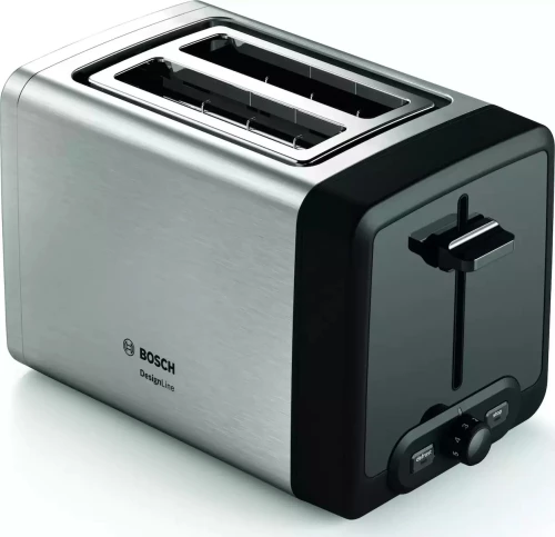 Bosch Tat4P420De Φρυγανιέρα 2 Φέτα (-Ες) Μαύρος (Μαύρο), Άργυρος 970 W