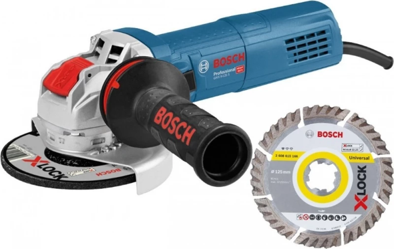 Bosch GWX 9-125 S Τροχός 125mm Ρεύματος 900W με Ρύθμιση Στροφών