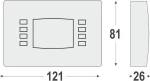 Olympia Electronics BS-850/KIT Θερμοστάτης Smart Εβδομαδιαίος