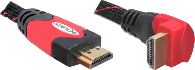 DeLock HDMI 2.0 Cable HDMI male - HDMI male 2m Μαύρο