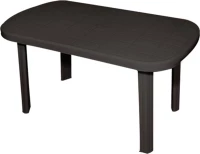 Τραπέζι Δείπνου 914 Ανθρακί 142x84x70cm