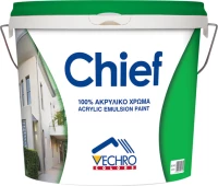 Vechro Χρώμα Ακρυλικό Chief 3lt Λευκό