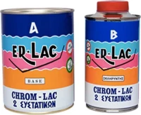 ER-LAC Λάκα Πολυουρεθάνης 2Σ Chrom-Lac Ματ 1kg + 0.5kg