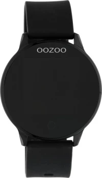 Oozoo Q00115 43mm Rubber Strap (Μαύρο)