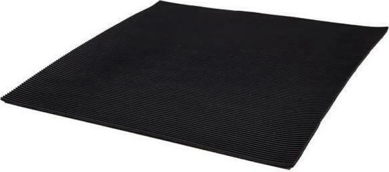 Newplan Δάπεδο Καουτσούκ 9003 Stripes Χιλιόριγο 1.5m 3mm 2-65-RM9003-BLACK15