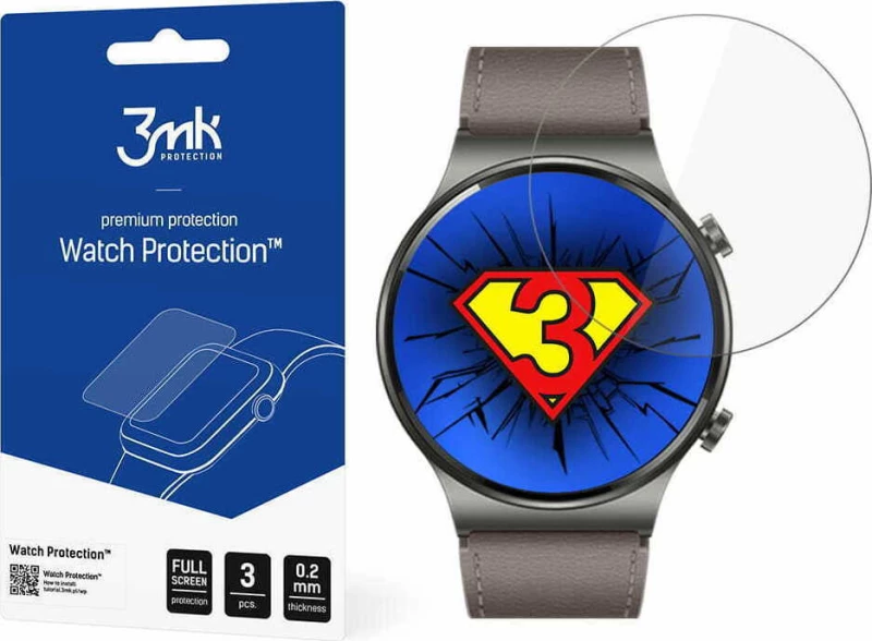 3MK ARC Screen Protector 3τμχ (Huawei Watch GT 2 Pro)