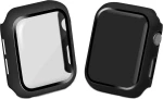 360 Θήκη Ρολογιού με Tempered Glass Μαύρο (Apple Watch 44mm)