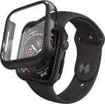 360 Θήκη Ρολογιού με Tempered Glass Μαύρο (Apple Watch 44mm)