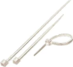 Eurolamp Δεματικά Καλωδίων 450x7.6 Λευκό 100τμχ