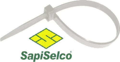 Sapiselco Δεματικά Καλωδίων 135x2.5 Λευκό 100τμχ